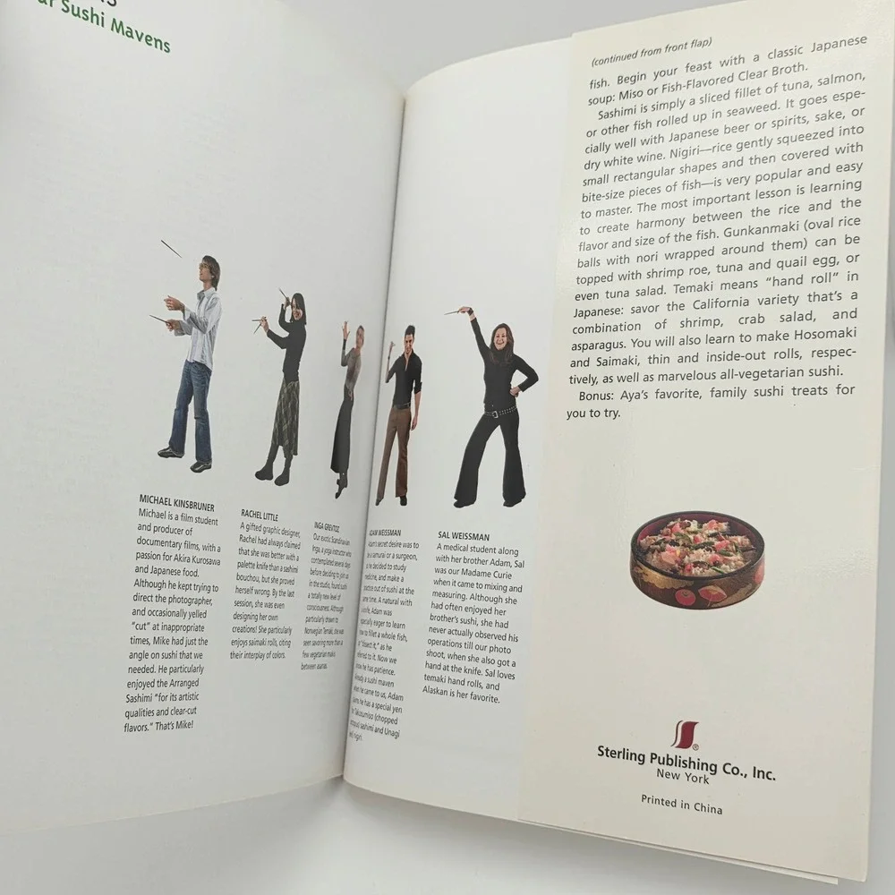 Sterling Sushi for Wimps Cookbook Aya Imatani Paperback Japanese Recipes‎ Guide